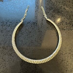 Silver Diamond Choker